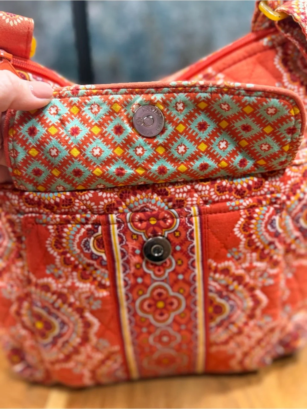 Vera Bradley Retired Paprika 2010’s Boho Mini Hipster Bag (GUC)